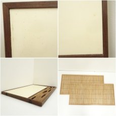 画像8: 焼杉雲砂子風炉先屏風（箱付） (8)