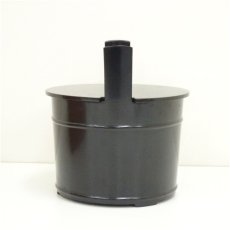 画像4: 塗師　川瀬表完造　黒真塗手桶水指（共箱） (4)