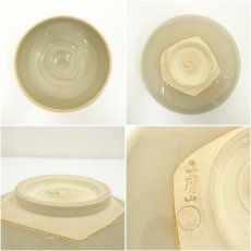 画像6: 赤膚焼　大塩昭山造　奈良絵茶碗（箱付） (6)