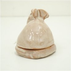 画像3: 萩焼　大和萬山窯造　干支卯香合（共箱） (3)