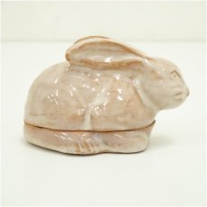画像4: 萩焼　大和萬山窯造　干支卯香合（共箱） (4)