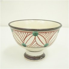 画像2: 京焼　通次阿山造　宋赤絵写馬上盃（共箱） (2)