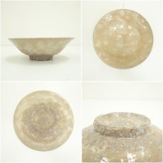 画像6: 萩焼　三輪敏之造　平茶碗（共箱） (6)