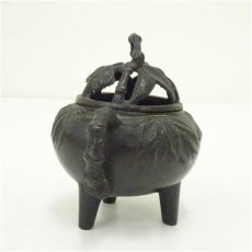 画像4: 大明宣徳年製印　銅香炉 (4)