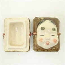 画像4: 京焼　桂窯　伊東桂楽造　面箱香合（共箱） (4)