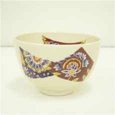 画像2: 京焼　加藤隆山造　色絵茶碗（箱付） (2)