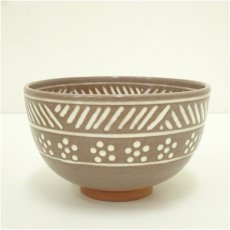 画像2: 京焼　井上春峰造　三島手茶碗（共箱） (2)