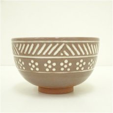 画像4: 京焼　井上春峰造　三島手茶碗（共箱） (4)