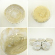 画像8: 大樋焼　大樋長楽造　煎茶器セット（共箱） (8)