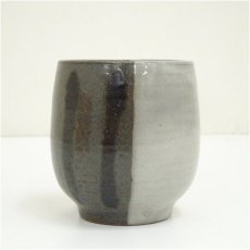 画像4: 京焼　河合卯之助造　掛分湯呑（共箱） (4)