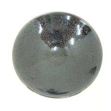 画像4: 福田力三郎造　油滴平茶碗（共箱） (4)