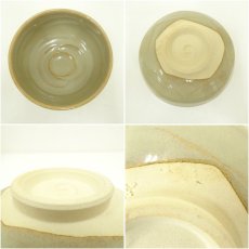 画像6: 赤膚焼　大塩昭山造　奈良絵茶碗（共箱） (6)