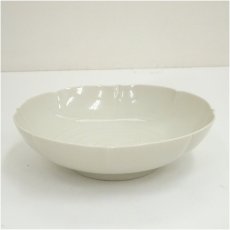 画像2: 京焼　加藤渓山造　牙黄磁双鶴鉢（共箱） (2)