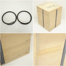画像11: 唐銅風炉師　釜谷寛斎・釜師　増山馨鉄造　唐銅鬼面風炉（共箱） (11)