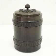 画像2: 風炉師　鳳泉造　唐銅皆具（共箱） (2)