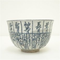 画像4: 京焼　浅見与し三造　暦手茶碗（共箱） (4)