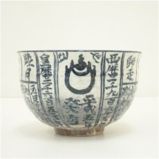 画像3: 京焼　浅見与し三造　暦手茶碗（共箱） (3)