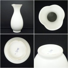 画像6: 出石焼　永澤昇造　白磁花入（保護箱） (6)