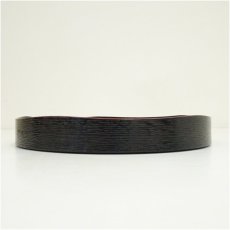 画像4: 漆塗爪紅丸盆（箱付） (4)