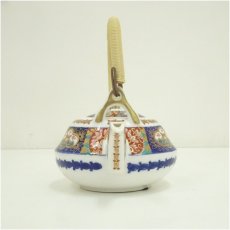 画像4: 貴宝宝製　染錦木甲割波兎酒器揃（共箱） (4)