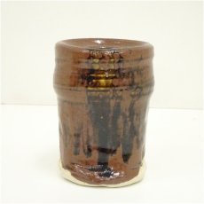 画像2: 加藤芳右衛門（十鳳）造　古瀬戸掛花入（共箱） (2)