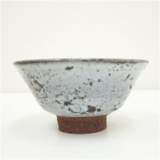 画像4: 乾隆窯　斎藤乾一造　鉄刷毛目茶碗（共箱） (4)