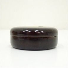 画像4: 漆塗牡丹蒔絵香合（保護箱） (4)