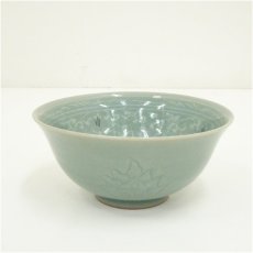 画像2: 海泉　南宮熔造　高麗青磁茶碗（共箱） (2)
