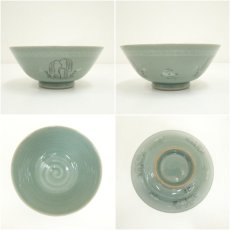 画像7: 漢青　金福漢造　高麗青磁茶碗（保護箱） (7)