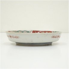 画像4: 古伊万里　染付色絵瓢箪四寸皿5客 (4)