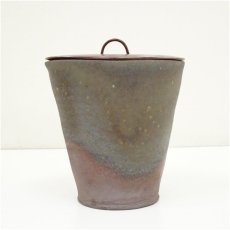 画像3: 越前焼　峰越窯　竹元郁雄造　菱口水指（共箱） (3)