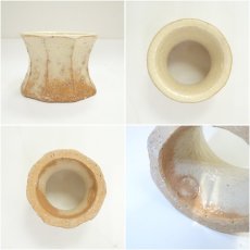 画像6: 萩焼　渡辺城山造　蓋置（共箱） (6)