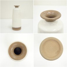 画像6: 京焼　森野嘉光造　堂本印象下絵　紅梅花瓶（共箱） (6)