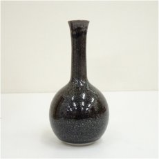 画像3: 水穂窯　大森隆（天水）造　油滴天目花生（共箱） (3)