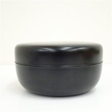 画像3: 前端雅峰造　黒漆塗菓子器（共箱） (3)