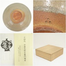 画像6: 唐津焼　十四代　中里太郎右衛門窯造　絵唐津皿（共箱） (6)
