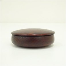 画像4: 白風庵造　木地香合（共箱） (4)