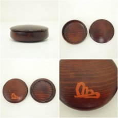 画像6: 白風庵造　木地香合（共箱） (6)