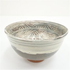 画像2: 三代　高木鳳子造　三島茶碗（共箱） (2)