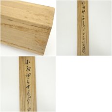 画像10: 大徳寺　藤井誡堂筆　「小馬初来十月寒」一行書　肉筆紙本掛軸（共箱） (10)