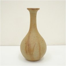 画像2: 備前焼　伊勢崎満造　花生（共箱） (2)