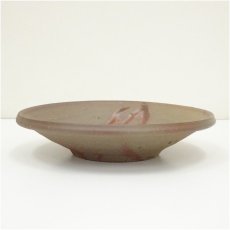 画像2: 備前焼　伊勢崎満造　八寸皿（共箱） (2)