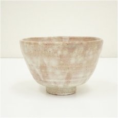 画像2: 水野鉐一造　粉引茶碗（共箱） (2)