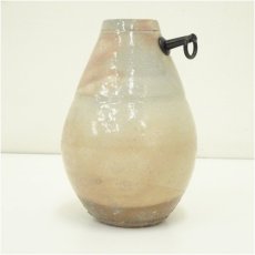 画像4: 萩焼　十三代　田原陶兵衛造　掛花入（共箱） (4)