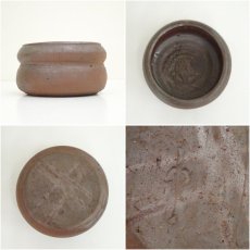 画像6: 備前焼　竹子窯　西川政美造　建水（共箱） (6)
