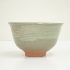 画像3: 京焼　松峰造　高麗福ノ字茶碗（共箱） (3)