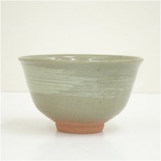 画像4: 京焼　松峰造　高麗福ノ字茶碗（共箱） (4)