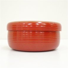 画像3: 象彦造　朱漆塗千筋菓子器（箱付） (3)