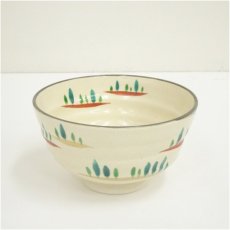 画像2: 京焼　松寿造　色絵茶碗（箱付） (2)