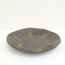 画像2: 鼎窯　加藤孝（加藤春鼎）造　古瀬戸皿（共箱） (2)